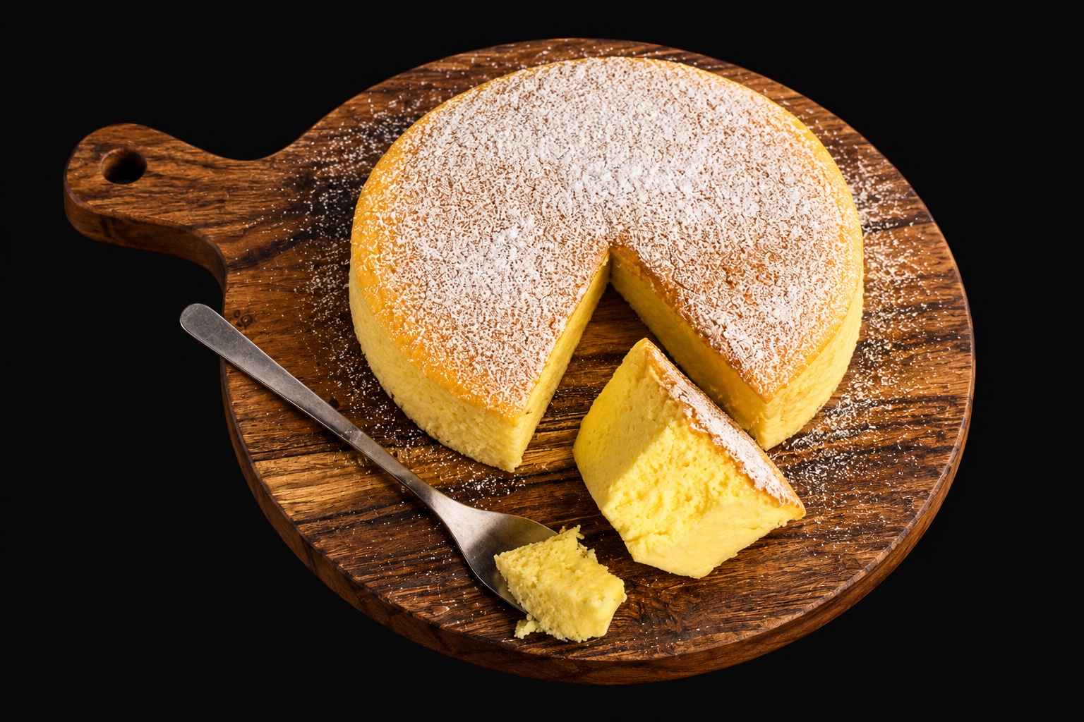 Pastel japonés del menú